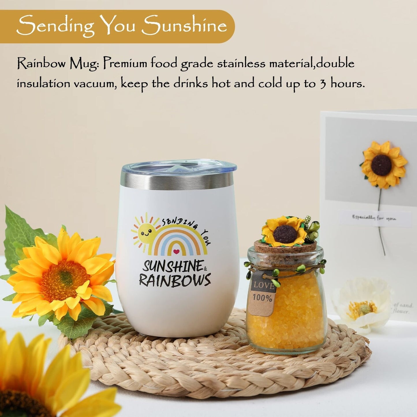 Sunflower Gifts for Women Sending Sunshine Gift-Valentine