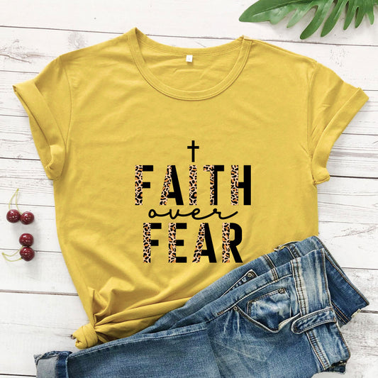 Ladies T-shirt, Retro T-shirt With Inspirational Bible Verses, Religious Jesus Church Ladies T-shirt