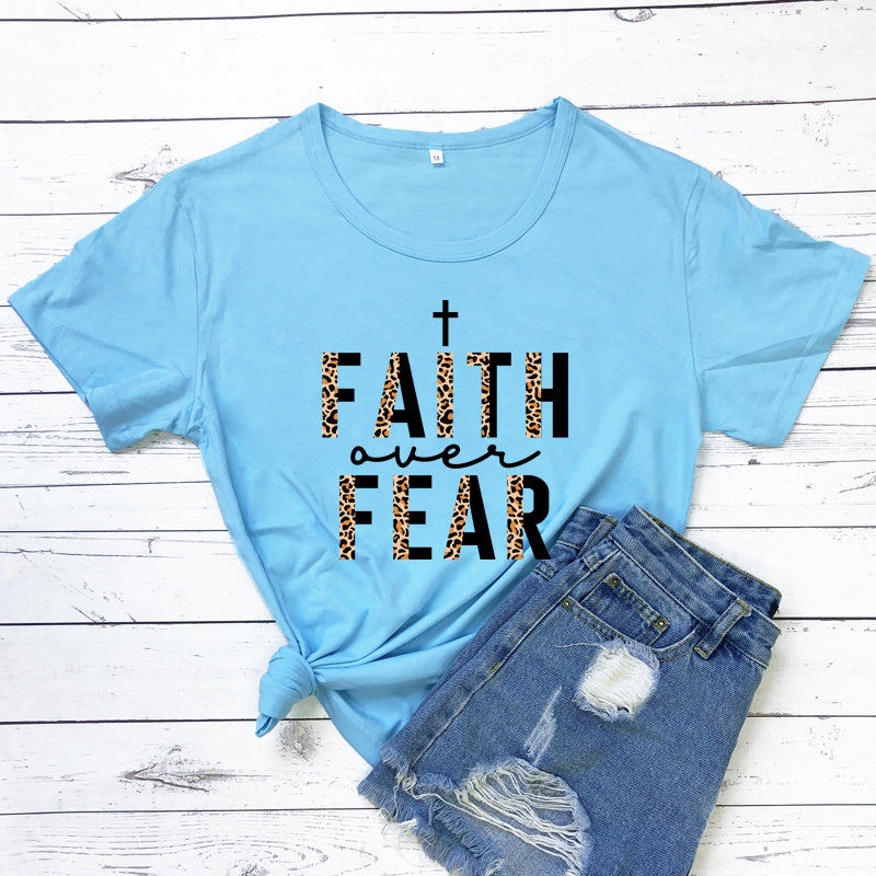 Ladies T-shirt, Retro T-shirt With Inspirational Bible Verses, Religious Jesus Church Ladies T-shirt