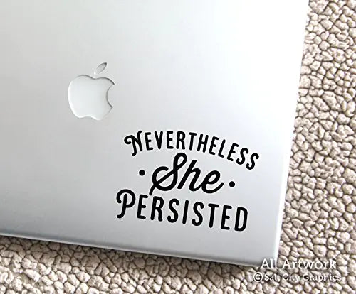 Persist & Inspire - Feminist Decal for Laptops and Tablets