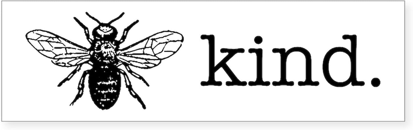 Be Kind 10"X3" Rectangle Vinyl Bumper Sticker Car Decal