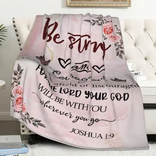 Divine Comfort Christian Throw – Inspirational 50x60 Blanket