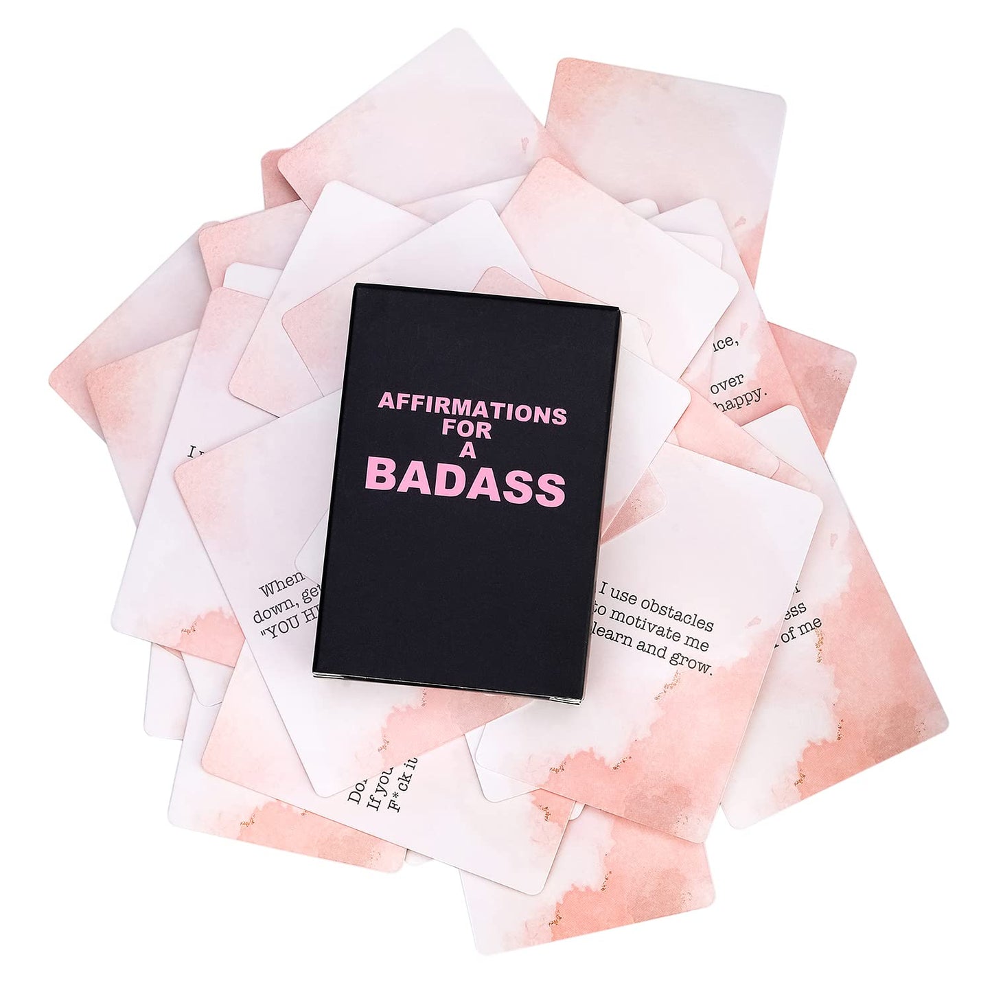 Badass Affirmation Cards - Daily Motivational and Inspirational Cards for Women