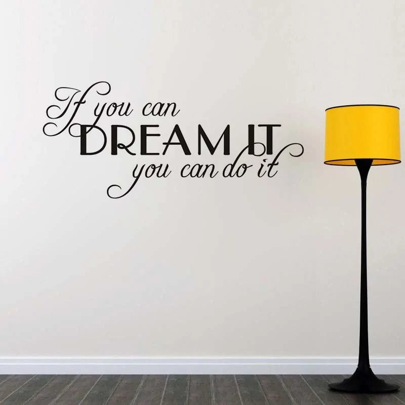 Inspiring Quote Wall Clings