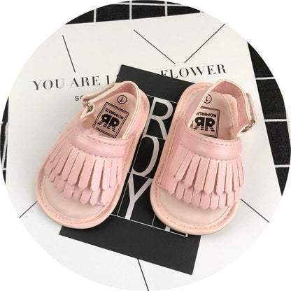 Soft Bottom Summer Sandals Tassel Non-slip Baby Toddler Shoes