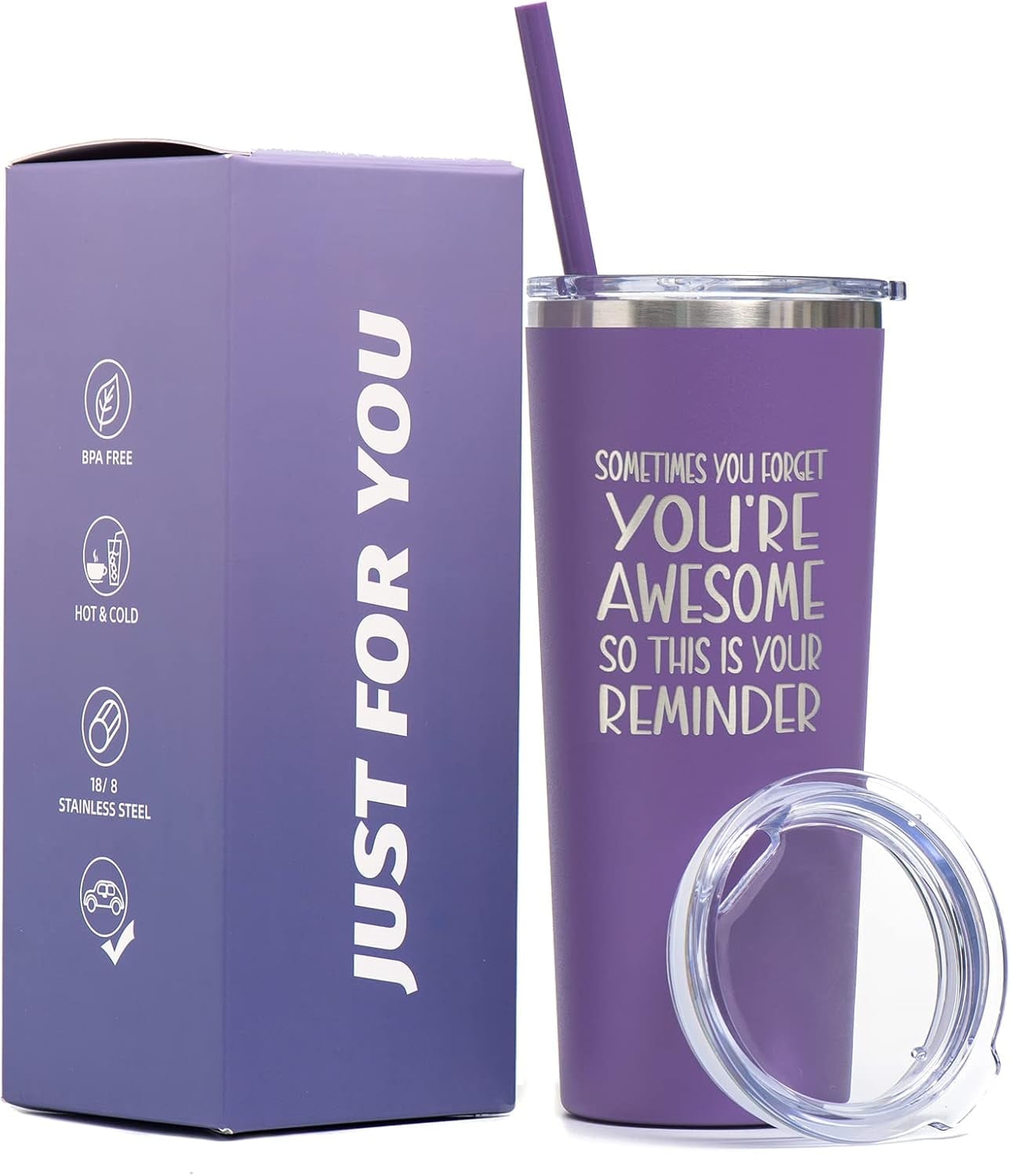 Birthday Gifts for Women, Women Gifts for Her, Friendship Gifts, Inspirational Gifts, Thank You Gifts, You Are Awesome Gifts Birthday Gifts for Girls, Friends, Sister, Mom - 22oz Tumbler