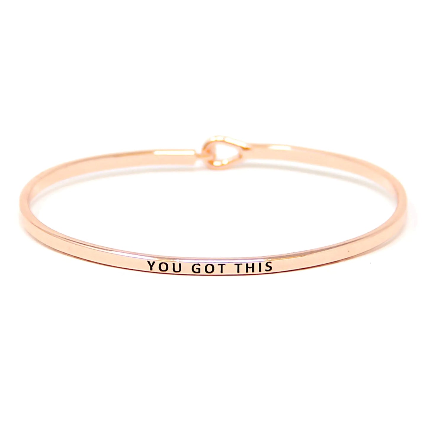 Rose Gold 'You Got This' Cuff Bracelet