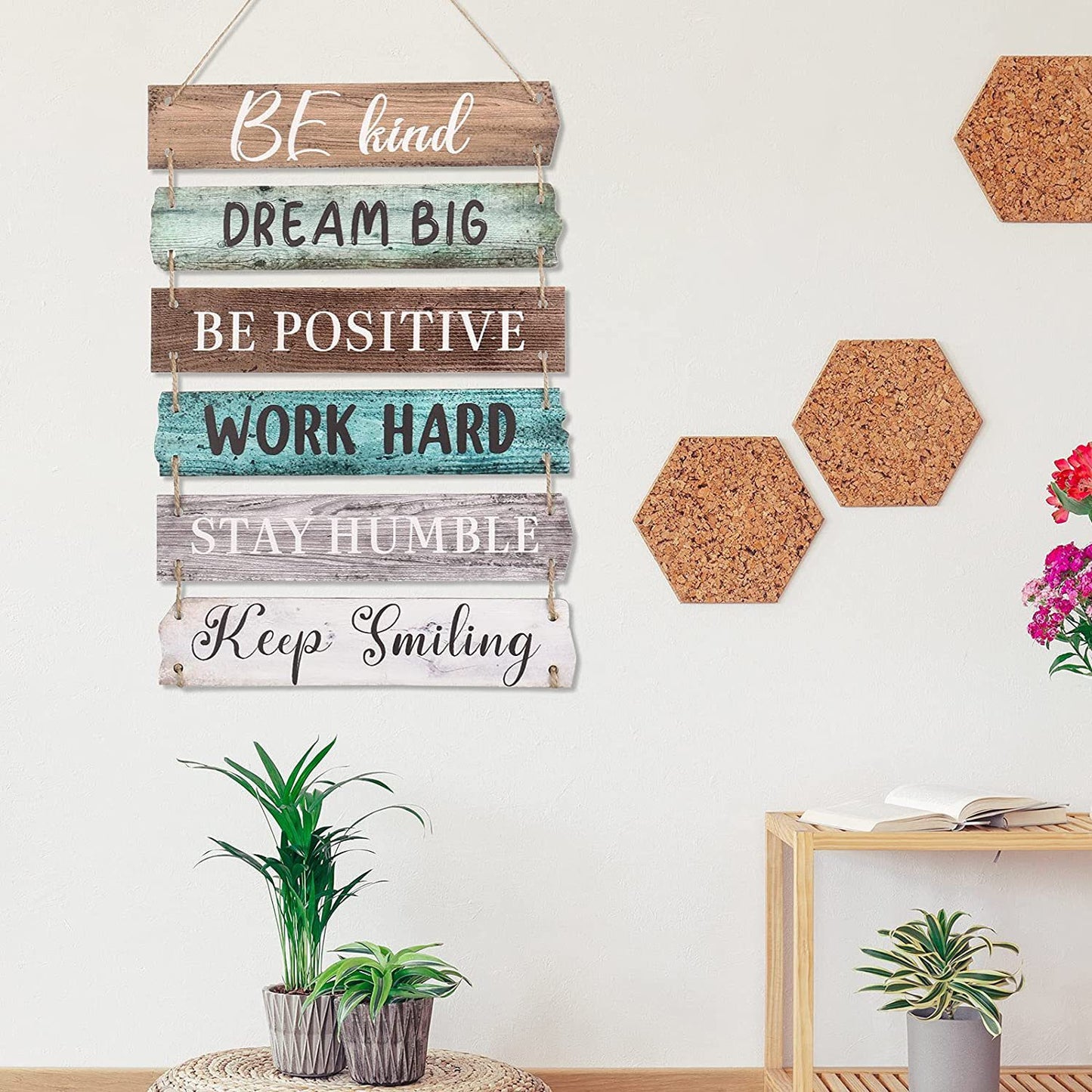 Inspirational Quotes Wooden Listing Home American Retro