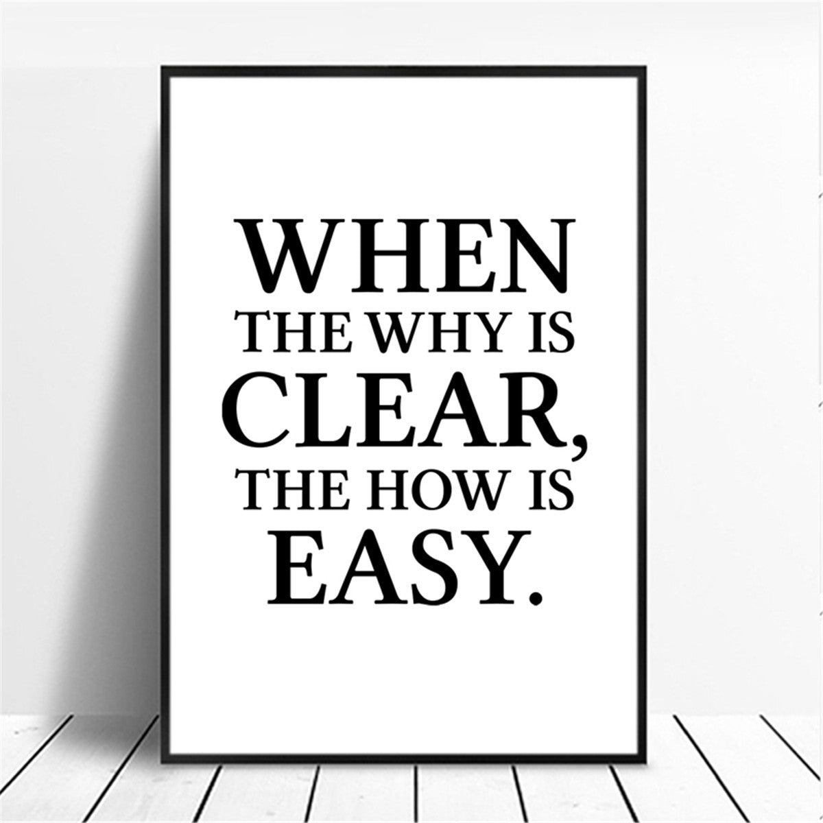 Poster Quote Canvas Painting Phrases Motivational Wall-Art Home-Decor Pictures Minimalist