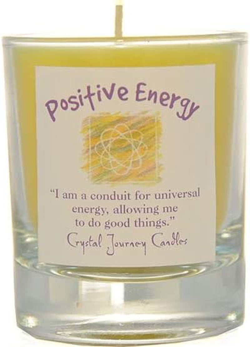 Herbal Magic Glass Filled Votive Soy Candle - Positive Energy