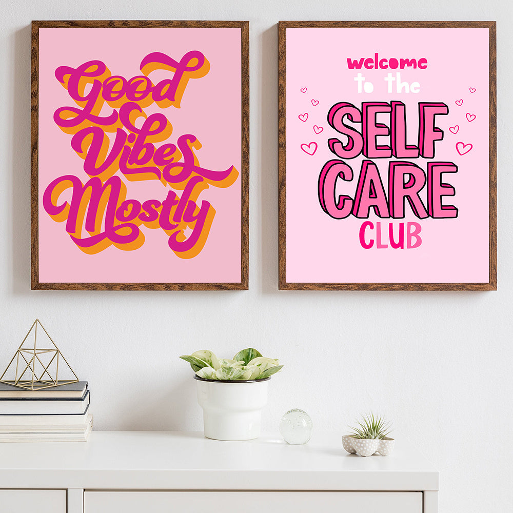 Funny Quote Art Poster Print Modern Inspirational Girl