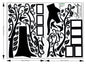 Black Quote FAMILY Memory Tree Photo Tree Wall Sticker