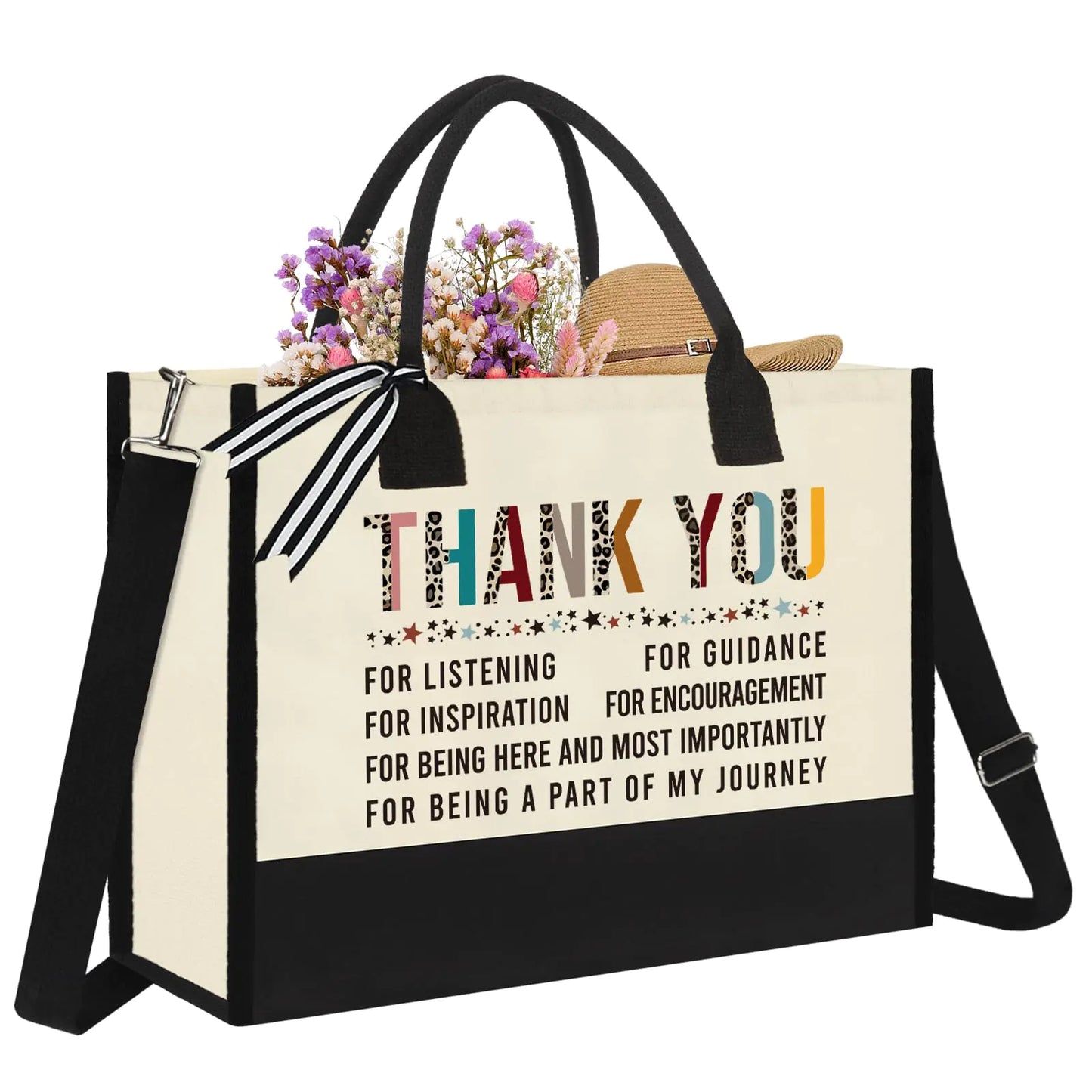 Leader Boss Lady Female Employee Thank You Gift Gratitude Gifts Canvas Bag